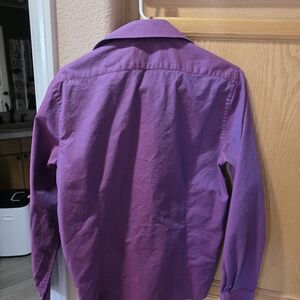 Report Collection Men's Rich Purple Dress Shirt